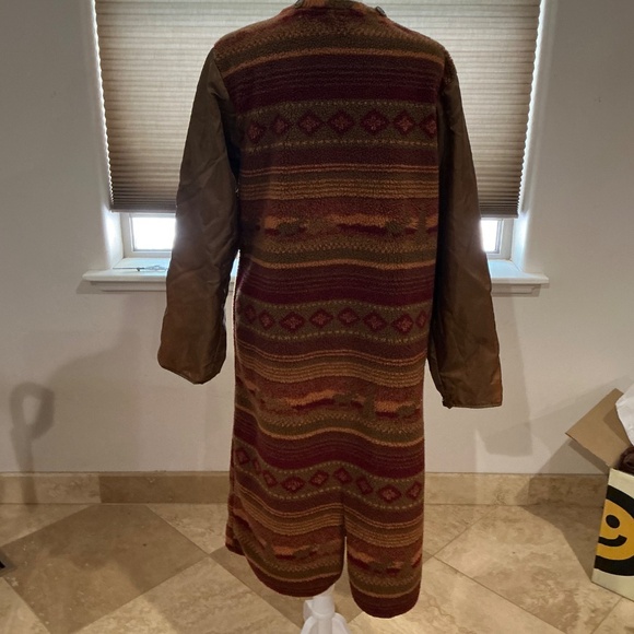 Very Vintage Long L.L. Bean Barn Jacket W/Removable Lining Size S - Picture 4 of 12